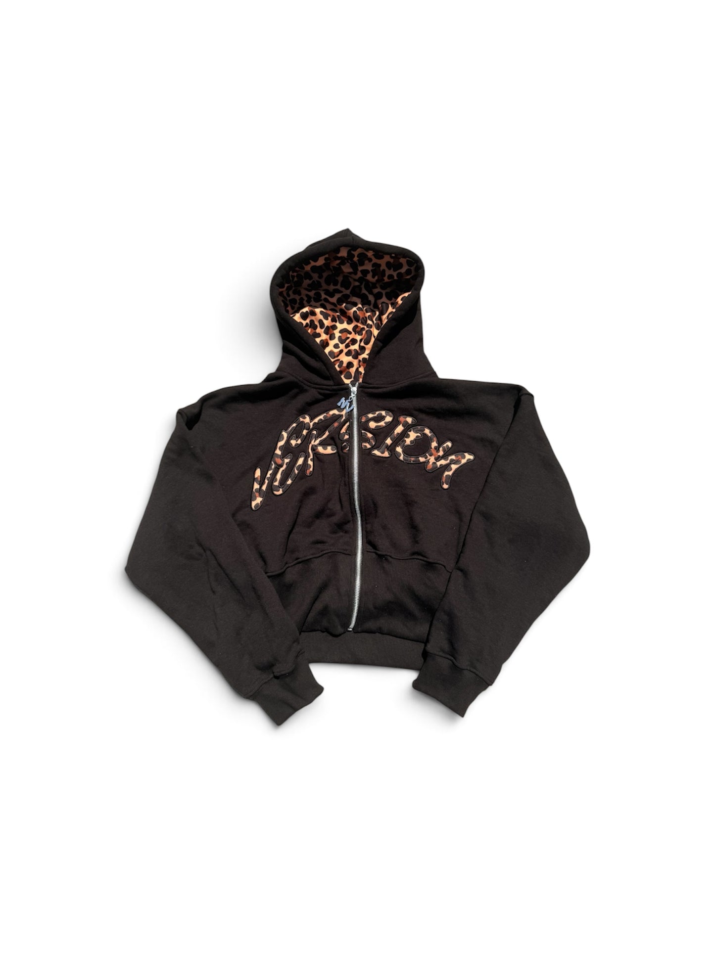 NEW VERSION WMNS CHEETAH PRINT ZIP-UP SET