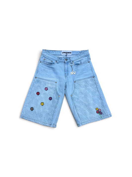 NV. DENIM CROCUS SHORTS